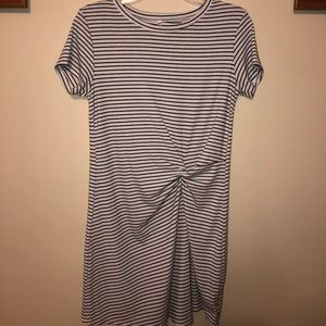 Black and white striped dress. Great condition